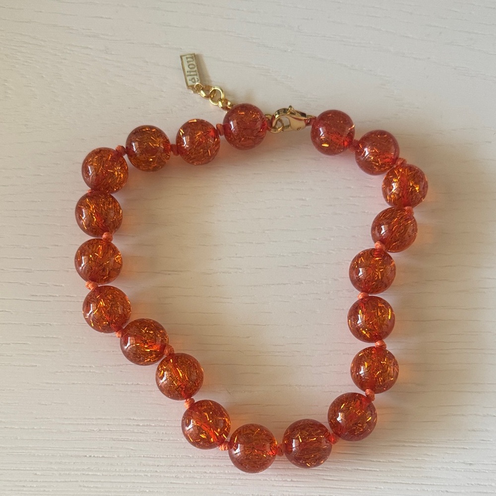 ELIOU
Wes glittered beaded necklace $160